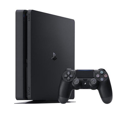 Playstation 4 500GB Slim Black (unboxed but practically unused) + extra controller